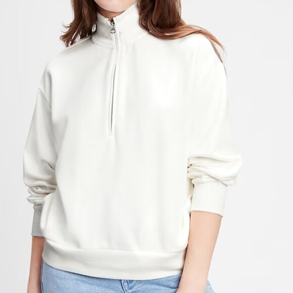 Gap Half-Zip Mockneck Sweatshirt - Picture 1 of 6